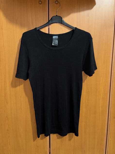 MAGLIETTA/T-SHIRT COME NUOVA DA UOMO,IN PURO COTONE,ELASTICIZZATA,MARCA LIVERGY, - Foto 2
