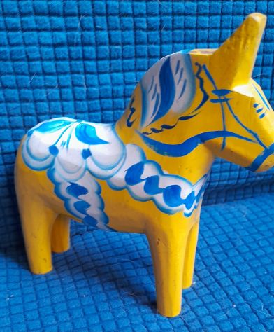 Cavallino svedese dala 13x12 giallo - Foto 4
