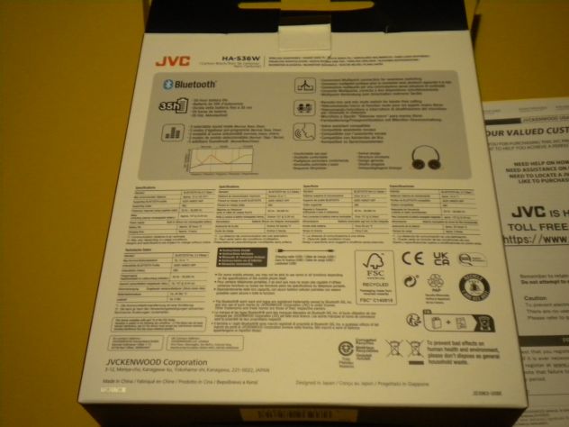 CUFFIE JVC DEEP BASS WIRELESS/SANS FIL - Foto 7
