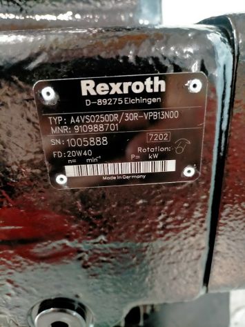 Pompa Rexroth A4VSO250DR/30R-VPB13N00 - Foto 6