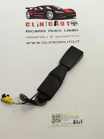 AGGANCIO CINTURA DI SICUREZZA POSTERIORE MERCEDES Classe C S. Wagon W204 A2048602669 271910 (07)