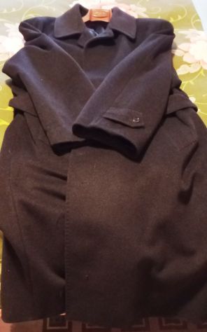 Uomo Walter Valentino Cappotto Made IN Italy Lana e Cashmere Tg 56 - Foto 3
