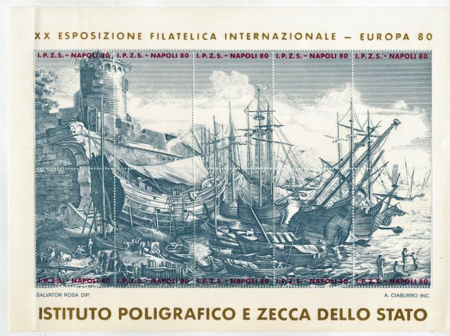 XX ESPOSIZIONE FILATELICA INTERNAZIONALE EUROPA 80 RRRRRR OFFERTA 12,00 Euro