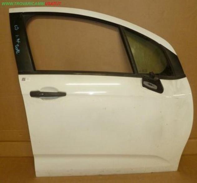 PORTA ANT.D. BIANCA (No Alz. - No Scendente) 999-U62737 Carrozzeria  Lamierati esterni  Porte  Porta ant. dx. CITROEN - C3 - 01-10-2009 - 01-10-2016