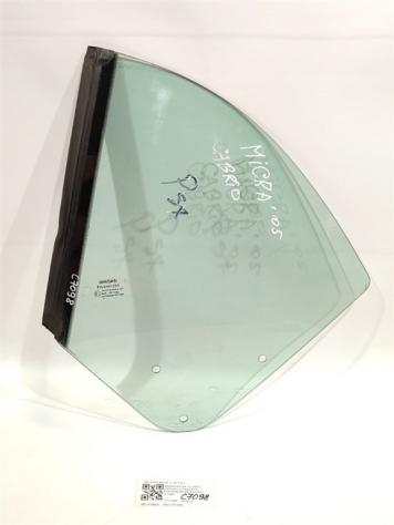 VETRO SCENDENTE POSTERIORE SINISTRO NISSAN Micra Cabrio 83301BC000 CR14DE (0510)