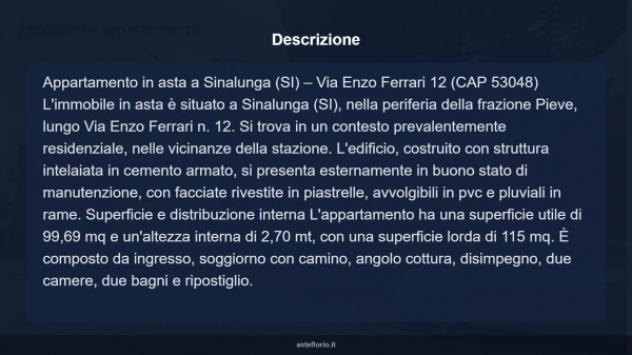 Immobile in asta di 143 m² con più di 5 locali e box auto in vendita a Sinalunga - Foto 16