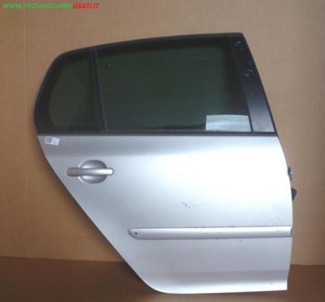 PORTA POST.DX. ARGENTO CON ALZ. E SERR 999-U59180 Carrozzeria  Lamierati esterni  Porte  Porta post. dx. VOLKSWAGEN - GOLF 5 - 01-11-2003 - 01-11-2008