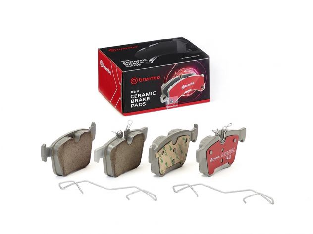 Dischi pastiglie sportive per Volvo S90 V90 Ebc baffati puntati Brembo Xtra Max - Foto 4