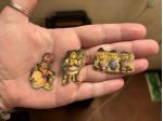 3 CALAMITE/MAGNETI ORIGINALI DEI FILM DI ANIMAZIONE SHREK
