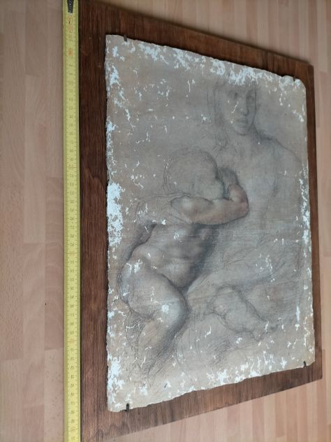 Madonna con il bambino - Michelangelo- 39x 51 - Foto 4