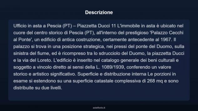 Immobile in asta di 251 m² in vendita a Pescia - Foto 3