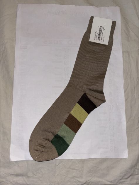 CALZE NUOVE CON CARTELLINO FIRMATE ORIGINALI”PAUL SMITH”MADE IN ITALY IN COTONE - Foto 9