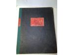 antico libro mastro anni 40 per copie lettere inviate di ordini