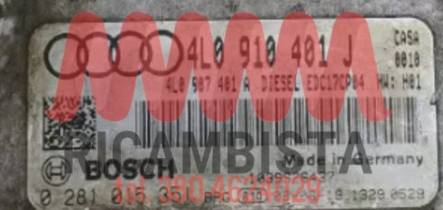 4L0910401J Audi Q7 3.0 centralina motore Bosch 0281015351
