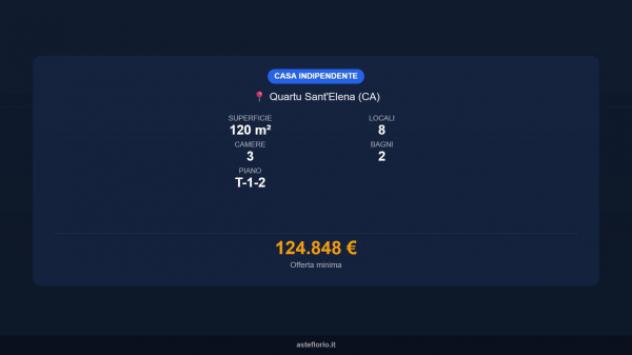 Immobile in asta di 120 m² con più di 5 locali in vendita a Quartu Sant'Elena - Foto 17