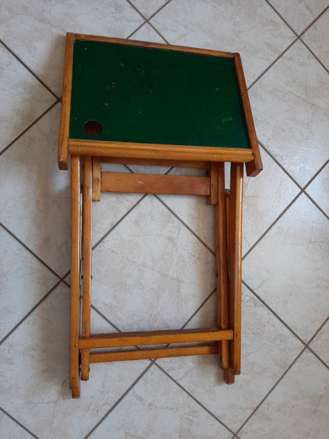 BANCO IN LEGNO PIEGHEVOLE PER BAMBINI - Foto 4