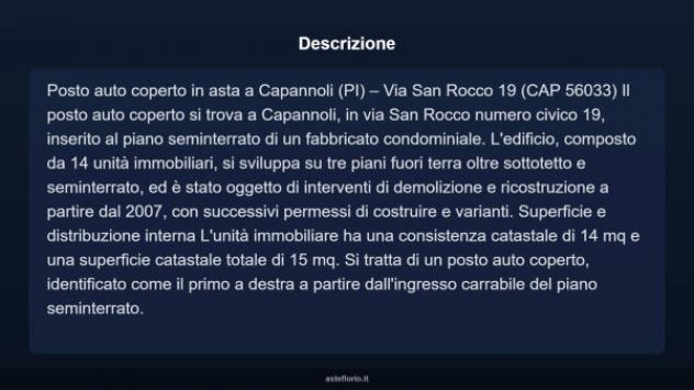 Immobile in asta di 14 m² in vendita a Capannoli - Foto 4