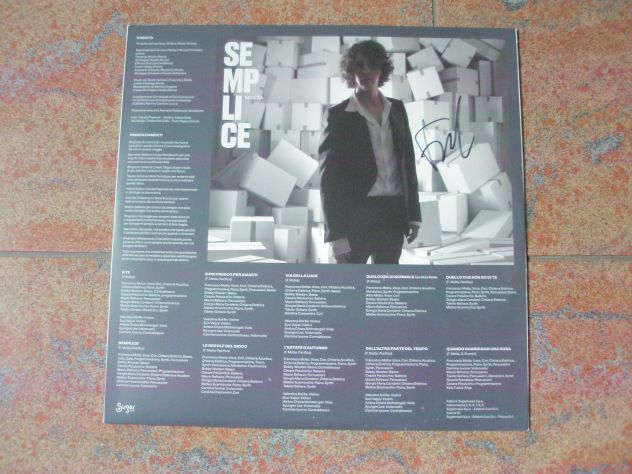 FRANCESCO MOTTA - Semplice - LP Blu, autografato - SOLO CONSEGNE - Foto 3