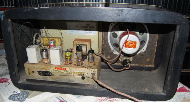 radio allocchio bacchini mod 225 a valvole AM funzionante - Foto 5