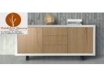 Mobili Rustici Credenza moderna 2ante 3cassetti bicolore Cod.209M
