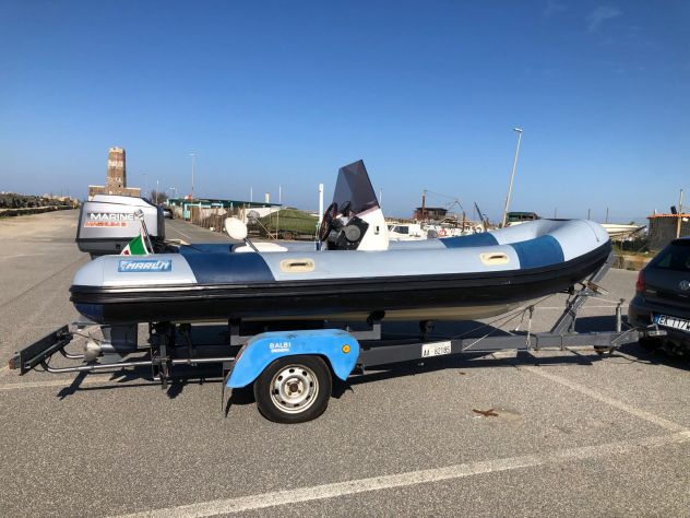 gommone marlin 480 motore mariner 40/60 carrello - Foto 2