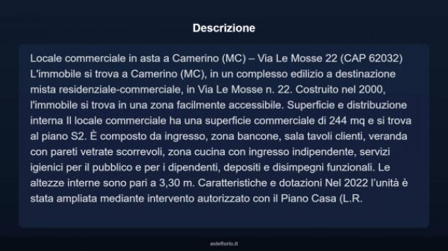 Immobile in asta di 244 m² in vendita a Camerino - Foto 4