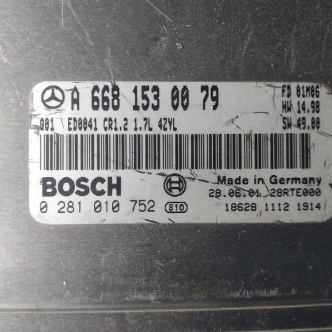 Centralina motore ECU 0281010752 Mercedes Classe A W168 1997-2004 38880 J-13-A-1 - Foto 6