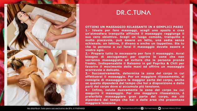 Dr. C. Tuna Gel da Massaggio Gel di Paprika e Peperoncino - Foto 4