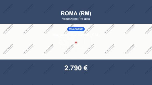 Immobile in asta di 7 m² in vendita a Roma