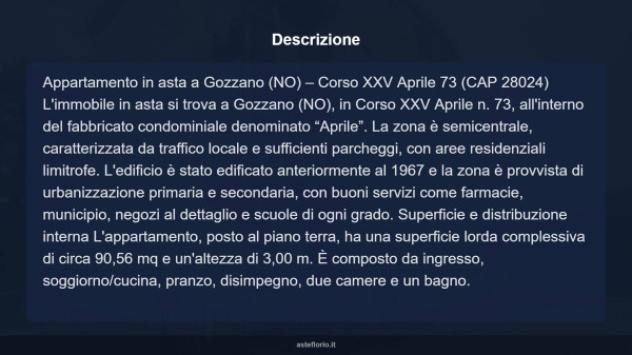 Immobile in asta di 90 m² in vendita a Gozzano - Foto 14