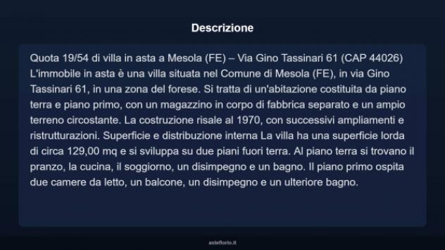 Immobile in asta di 129 m² con più di 5 locali in vendita a Mesola - Foto 7