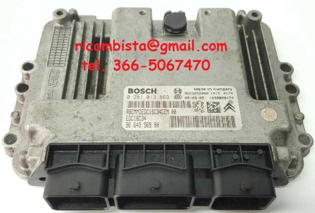 Peugeot Expert 1.6 diesel 2011 centralina motore 0281013869