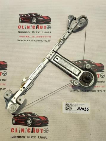 MECCANISMO ALZAVETRO POST. DX OPEL Astra H Berlina 13100421 (0407)