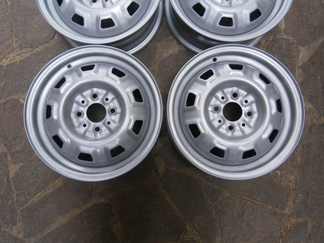 CERCHI RUOTA FIAT RITMO ABARTH 105 TC SUPER LANCIA BETA SPIDER COUPE' 5,5X14 - Foto 2