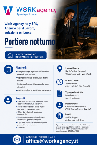 Portiere notturno - con alloggio