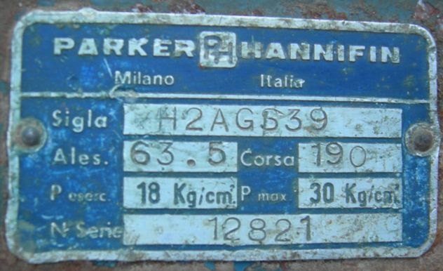 Cilindro pneumatico a doppio effetto Parker Hannifin - Foto 5