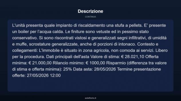 Immobile in asta di 51 m² con più di 5 locali in vendita a Vigonovo - Foto 12