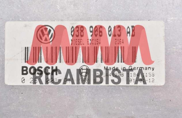 038906013AB 0281001911 Seat Ibiza 1.9 centralina motore Bosch - Foto 2