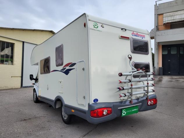 CAMPER CHALLENGER FORD MANSARDATO 6 POSTI LETTI CASTELLO CLIMATIZZATORE GENERALI - Foto 4