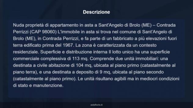 Immobile in asta di 113 m² in vendita a Sant'Angelo di Brolo - Foto 12