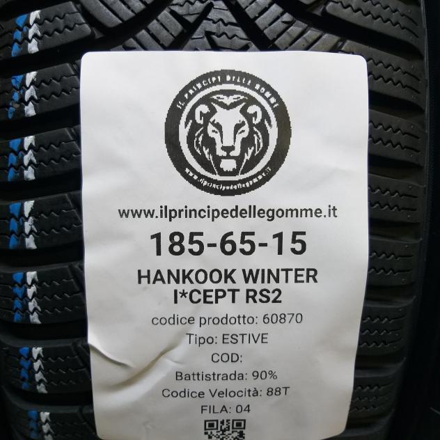 4 GOMME 185 65 15 HANKOOK A60870 - Foto 2