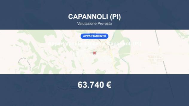 Immobile in asta di 88 m², box auto in vendita a Capannoli