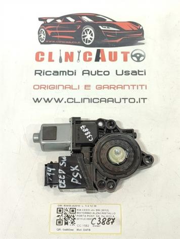 MOTORINO ALZAVETRO POSTERIORE SINISTRO KIA Cee'd Serie Sporty wagon 83450-A2010 D4FB (1218) - Foto 3