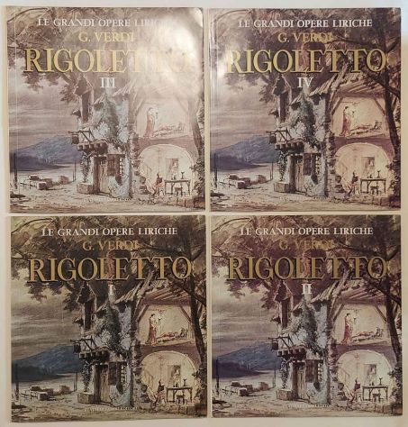Le Grandi Opere Liriche:G.Verdi Rigoletto(Vol.1-2-3-4)+4 vinili Ed.Fabbri, 1969 - Foto 3