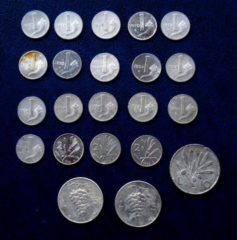 NUMANTO LOTTO347 - VECCHIA MONETAZIONE 22 MONETE MOLTO CIRCOLATE