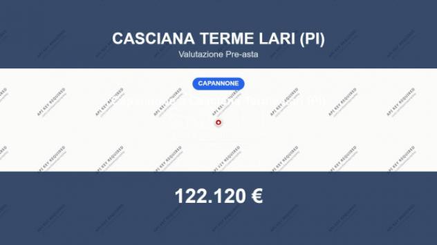 Immobile in asta di 902 m² in vendita a Casciana Terme Lari