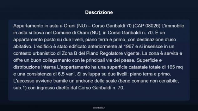 Immobile in asta di 165 m² in vendita a Orani - Foto 5