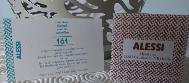 PORTAFRUTTA ETHNO ALESSI NUOVO - Foto 7