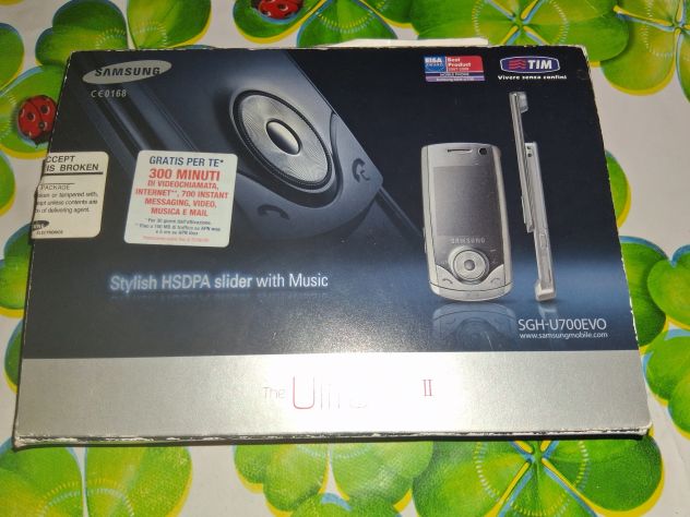 Cellulare Samsung SGH-U700 EVO Ultra Edition II 2007 - nuovo ancora confezionato - Foto 6
