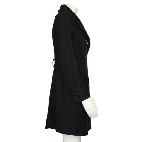 Cappotto nero in lana di PATRIZIA PEPE - tg. 42 - Foto 5